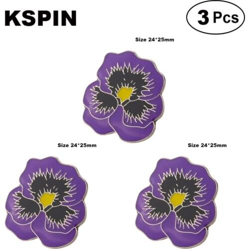 Purpie Poppy Flower Lapel Pin Brooches Pins Flag badge Brooch Badges