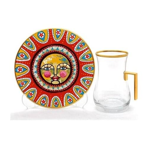 Drop Handles Tea Set 12 pieces Sun