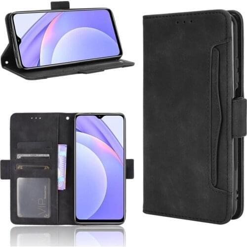 For Xiaomi Redmi 9 Power Case Premium Leather Wallet Leather Flip Multi-card slot Cover For Xiaomi Redmi 9 Power Case 6.53"