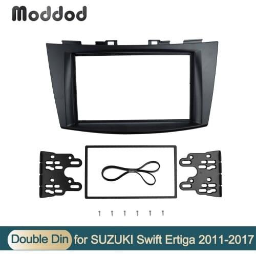 Double Din For SUZUK Swift 2011 up, Ertiga 2012 up Radio DVD Stereo Panel Dash Mount Installation