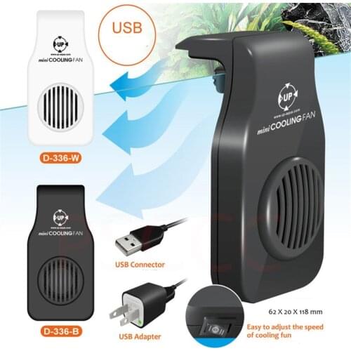 100-240V Low Noise mini cooling fan for aquarium Coldwind Cooling Fan Hang On Water Plant aquatic plant