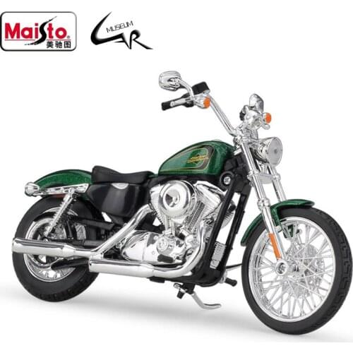 Maisto 1:12 Model Car Simulation Alloy Motorcycle Metal Toy Car Childrens Toy Gift Collection Halle 2013 XL 1200V SEVENTY-TWO