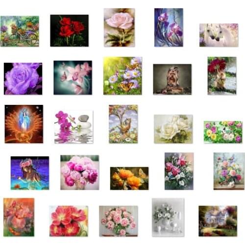 Girl Flower Lotus Water cross stitch kit people 18ct 14ct 11ct count canvas stitches embroidery DIY handmade needlework