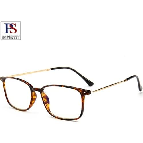Square Metal frame Anti-blue Reading Glasses ,Women Diopter Tortoise Presbyopia Eyeglasses +1.0 +1.5 +2.0 +2.5 +3.0 +3+4.0 A501