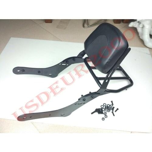Passenger Backrest Sissy Bar + Luggage Rack for Kawasaki Vulcan S 650 EN650 2015 2016 2017 2018 2019 15 16 17 18 19 Black