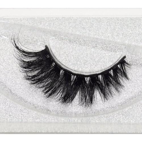 Visofree Eyelashes 3D Mink Lashes natural handmade lashes thick soft false eyelashes 1 pair glitter packing Mink lashes D103