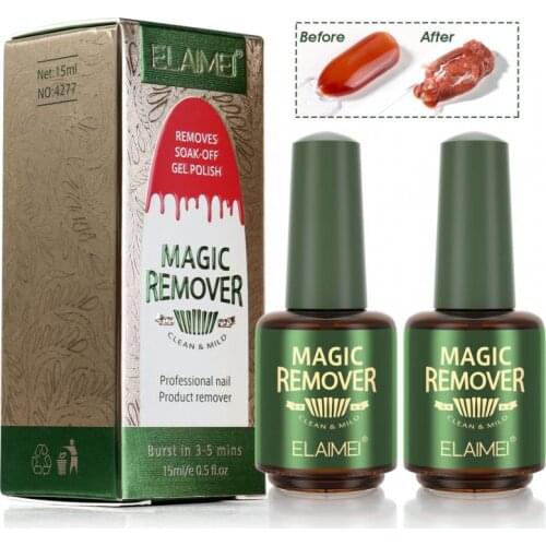 15ml Nail Gel Cleaner Quick Soak Off UV Healthy Liquid Nail Polish Manicure Bursting Magic Nail Gel Removes Degreaser Tools