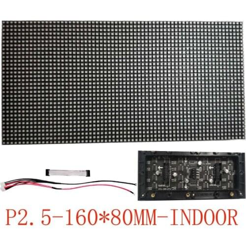 Indoor p2.5 led display module full color hd advertising screen