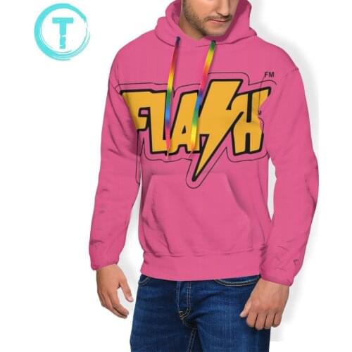 Gta Vice City Hoodie GTA Vice City Flash FM Hoodies Male Long Pullover Hoodie Polyester Warm Grey Hoodies
