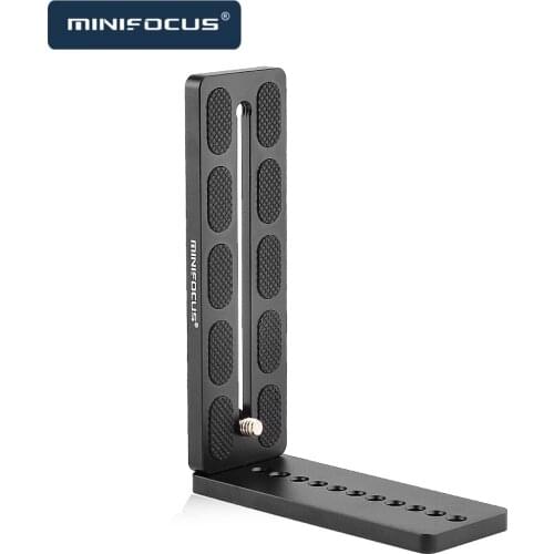 Camera L-Shaped Bracket Quick Release Plate Universal for Vertical Horizontal Switching for DJI Osmo Ronin Zhiyun Moza Tripod