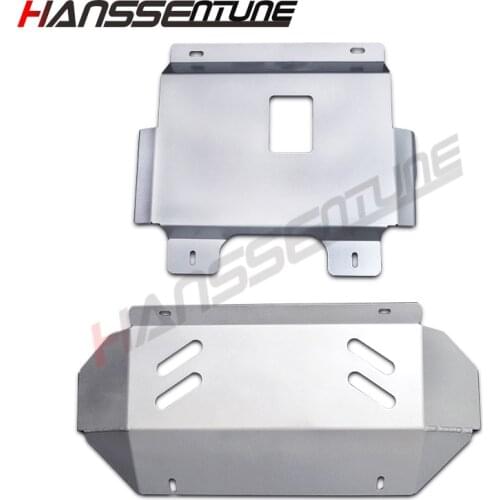 HANSSENTUNE 4x4 Body Parts Skid Plate Red Engine Protector Cover For Hilux Vigo 2004-2015