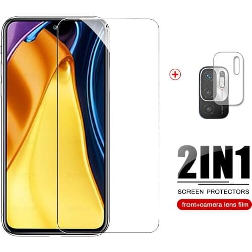 Full Cover Tempered Glass Protector For Xiaomi Poco M3 Pro 5G Camera Lens Protective Glass For Xaomi Mi Poxo Poko M 3 M3Pro 6.5"