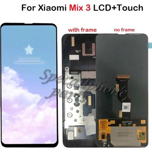 6.4" LCD For Xiaomi Mi Mix 3 LCD Display Touch Screen Digitizer Assembly For Xiaomi Mi MIX3 LCD Black Replacement Parts