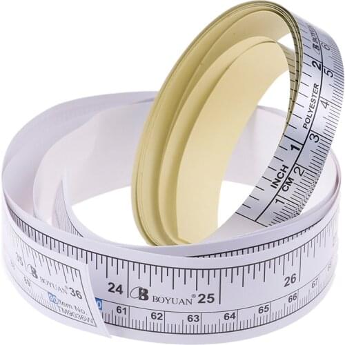 1Pc 90/151cm Self Adhesive Metric Measure Tape Vinyl Ruler For Sewing Machine Sticke
