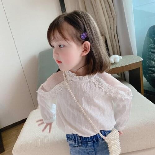 2020 Girl Autumn Long Sleeve Fashon Blouse Baby Kids Children Sexy Shirt