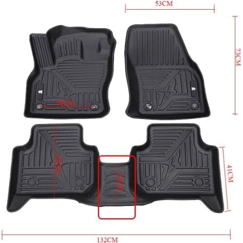 For Audi Q3 2019 2020 Car Mats Custom Black Waterproof Durable foot pad Protection Floor Carpet Car Accessories Modified