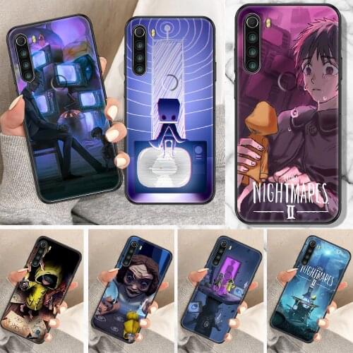 Little Nightmares 2 Phone Case For Xiaomi Redmi Note 7 8 9 10 7A 8T 9A 9T 9S 10S Pro black 3D Etui art prime trend cell cover