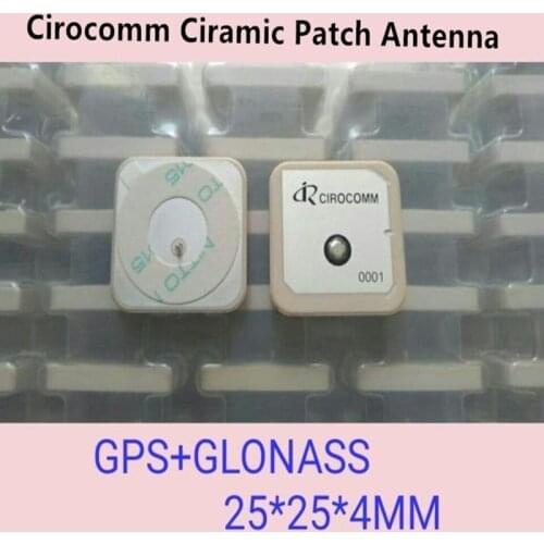 10pcs GPS Patch ceramic antenna GPS+GLONASS PA025AQ0001 25*25*4MM 1589-1595MHZ