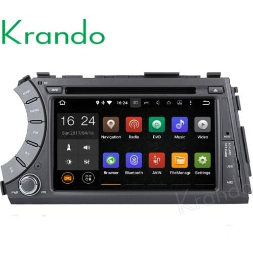 Krando 7" Android 8.0 car radio player for sSAngyong Actyon Kyron Tradie Korando 2005-2012 gps navigation multimedia system