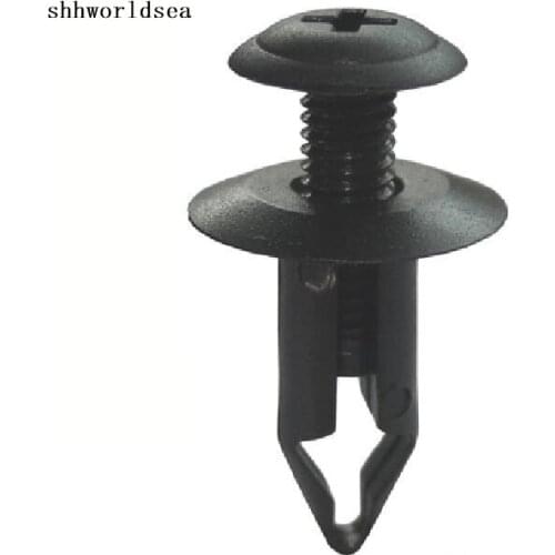 Shhworldsea Push-Type Retainer Fastener Clip For Nissan 66860-01W01 For GM 94051993 For Mitsubishi M344737, M406893