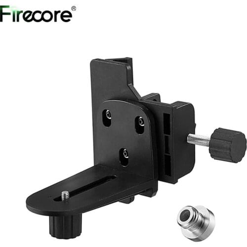 FIRECORE Laser Levels Bracket 1/4 or 5/8 inch for Extension Rod and Adjustable Height For Universal Laser Level