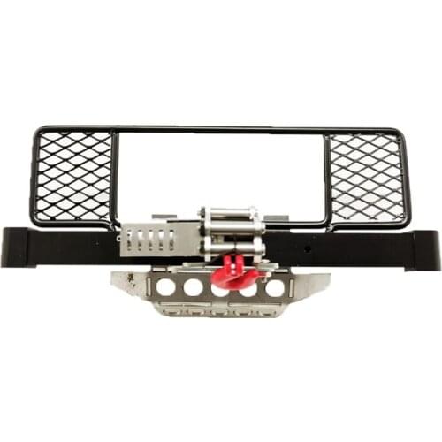 Metal Front Bumper Protection Board Metal Front Armor Protection Guard for MN Model 1:12 D90 D91 RC Car Spare Parts Accessories