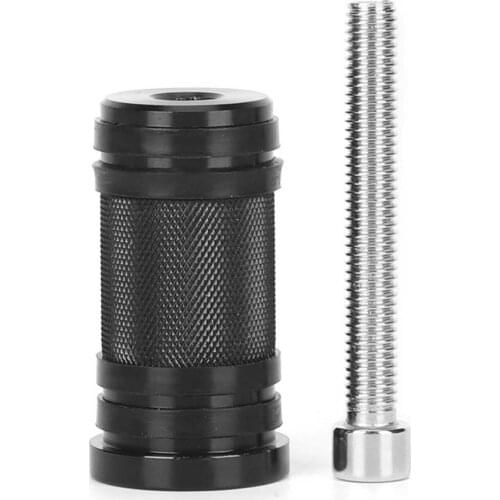 Motorcycle Shift Gear Lever Black Rear Footpeg Shifter Peg Pedal Universal Motorcycle Accessory Aluminum Black