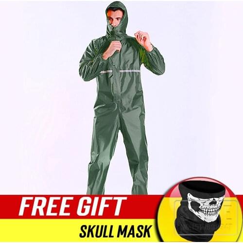 NEW Fashion Motorcycle Raincoat Motorbike Conjoined Motocross Overalls Men Women Fission Rain Suits Clothing One-piece raincoat