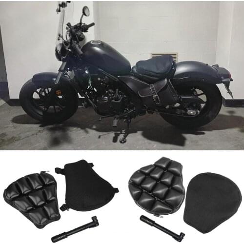 Motorcycle Seat Cushion Inflatable Shockproof Ester Fiber Universal Air Pad for Honda-Kawasaki-BMW-Suzuki-YAMAHA