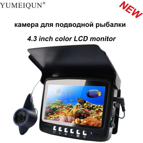 15M Cable 4.3" LCD Monitor Underwater Fishing Camera Ice fishing Night Vision Fishing IP68 Waterproof Camera