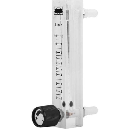 Precise Air Flow Meter LZQ-7 Flowmeter 1-10LPM Flow Meter with Control Valve for Oxygen/Air/Gas Measurement Tool High Quality