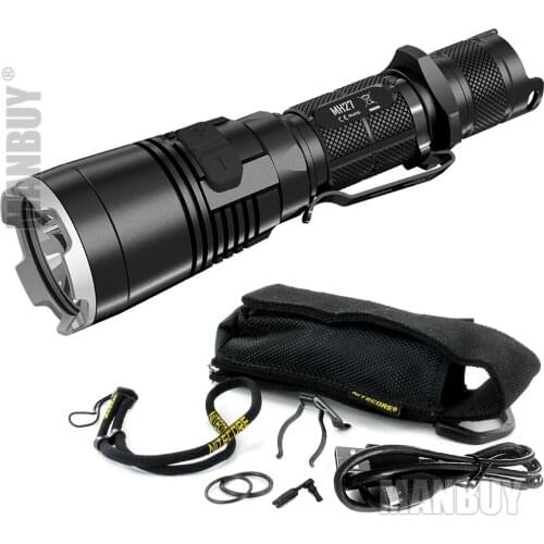 SALE NITECORE MH27 USB Rechargeable Flashlight CREE XP-L HI V3 1000 Lm RGB High Bright Torch Without 18650 Battery Free Shipping