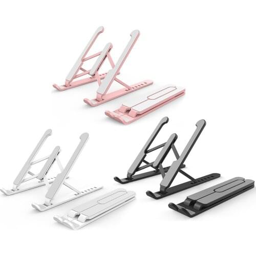 Adjustable Non-slip Laptop Stand Support Holder Base Riser 6 Gears Height Notebook Cooling Stand Portable for 11-17 inch Tablet