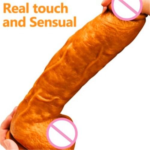 Sex Shop Strap on Dildo Huge Realistic Dildos Thick Silicone Penis With Suction Cup for Women G Spot Stimulate Big Dick Sex Toys