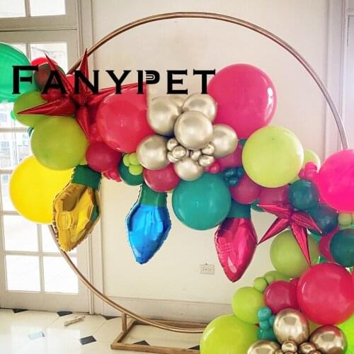 10pcs Bulb Balloons Lights Foil Balloon for Happy Birthday Party Baby Shower Christmas Decor for photo props Globos Kids Toys