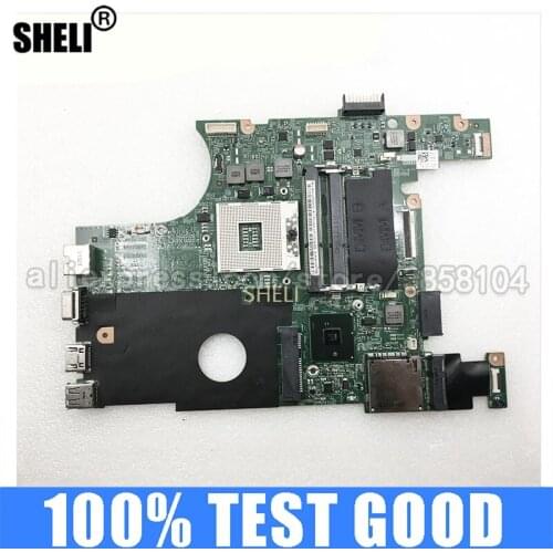 SHELI for DELL High Quality V1440 CN-07JFHD 07JFHD 7JFHD Laptop Motherboard Pavilion DDR3 Inspiron Intel Integrated V1440 1440
