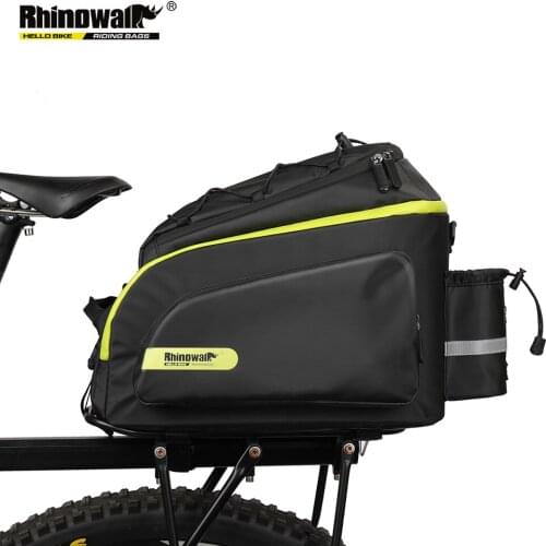 Rhinowalk Bicycle Bag Waterproof Backseat Bag Large Capacity Spare Duffle Backpack Slanted Spanner Shoulder Bags MTB Bike Pack