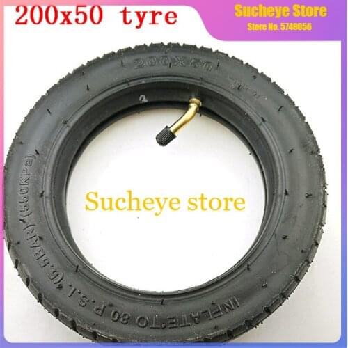 8 inch 200x50 Electric Scooter outer Tyre inner tube 8" Scooter Tyre 8 inch electric Gas Scooter wheelchair wheel Pneumatic Tire