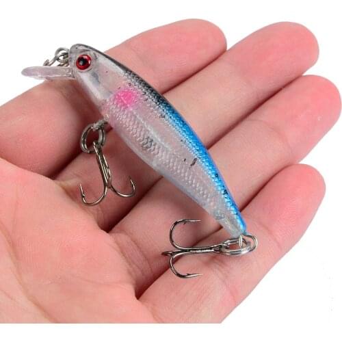 1PCS Minnow Fishing Lure Hard Bait65mm Artificial Bait Wobbler Pike Floating water Carp Lure Crankbaits Pesca Fishing tackle