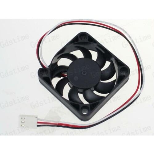 100pcs Gdstime DC 12V 3Pin FG 50mm x 10mm 5cm PC Computer Case Cooling Fan 50x50x10mm 9 Blades