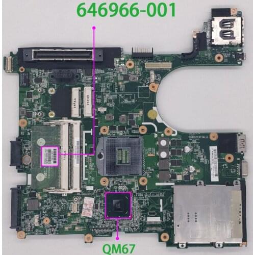 646966-001 QM67 UMA for HP ProBook 6560b 8560P Series NoteBook PC Laptop Motherboard Mainbaord