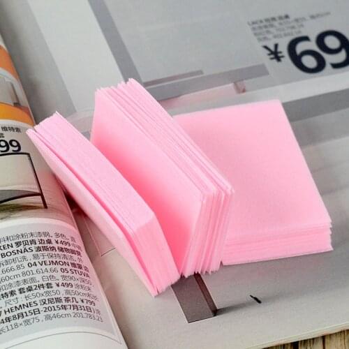 70pcs Nail Polish Remover Mini Nail Wipes Art UV Gel Cleaner Wipe Cotton Lint