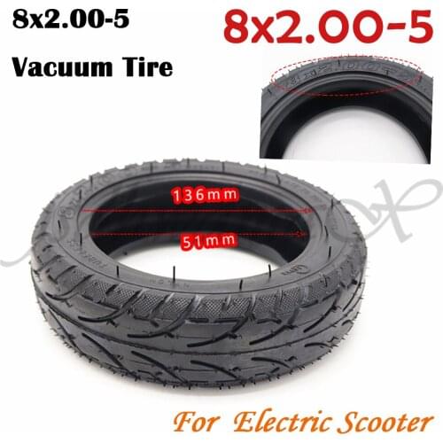 8x2.00-5 Tubeless Tire 2.10-5 Vacuum Wheel Tyre for Pocket Bike MINI Bike Electric Scooter Wheel Parts