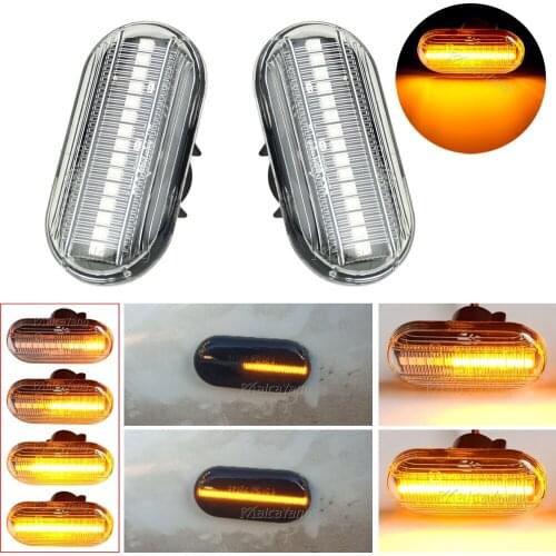 For Dacia Duster Dokker Lodgy Renault Megane 1 Clio1 2 Opel MOVANO Smart Fortwo 453 Led Dynamic Side Marker Turn Signal Light