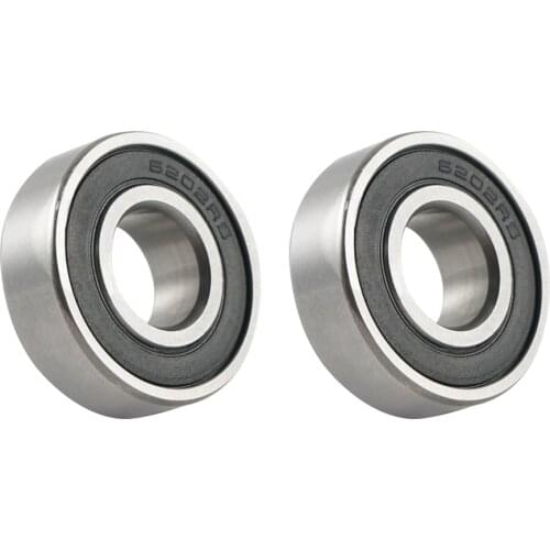 2Pcs Double Sided Rubber Ball Bearing for Honda CRF150F 230F 2003-2009 2012-2017 250F 2019-2021 XR250R 1981 1982 1984-2004