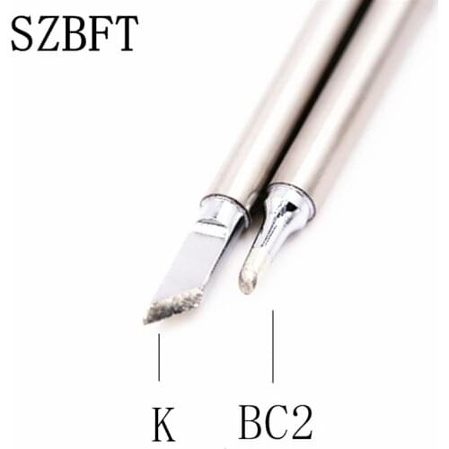 SZBFT T12-BC2 T12-K Soldering Iron Tips for Hakko Soldering Rework Station FX-951 FX-952 free shipping