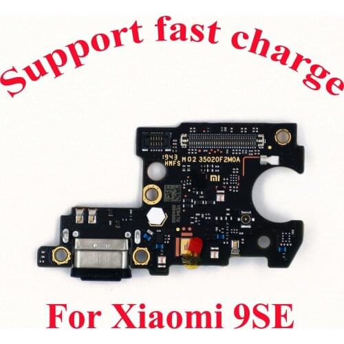 Original charge board for mi 9se support fast charge with microphone USB plug charge port replacement for xiaomi 9se