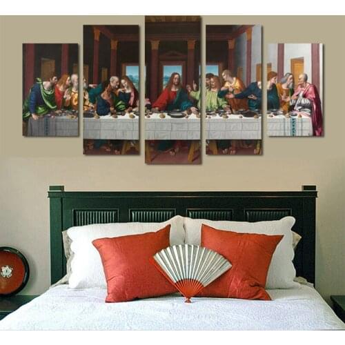 Full Square Round Diamond Painting 5Pieces Last Dinner Cross Stitch 5d Diy Needlework Embroidery Portrait Home DecorationZP-1625