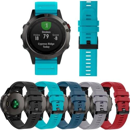 Watch band Quick Release Wrist Band Watch Strap for Garmin Fenix 5 forerunner 935 GPS Watchband Printed Fashion Sports TPU 22 mm