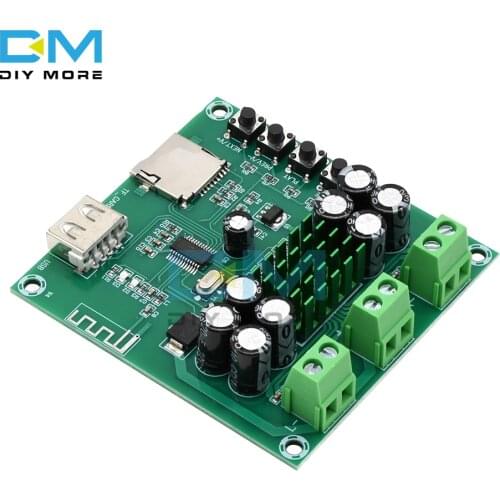 XH-M422 M422 TPA3116D2 Dual Double 50W 50W+50W 2*50W 2X50W Bluetooth 4.0 U Disk TF Card Player Amp Amplifier Board Module